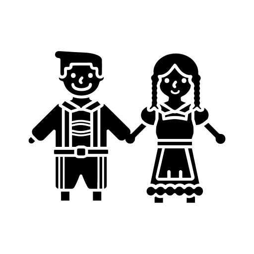 mężczyzna i kobieta Generic Glyph ikona