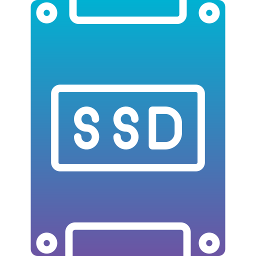 unità ssd Generic Flat Gradient icona