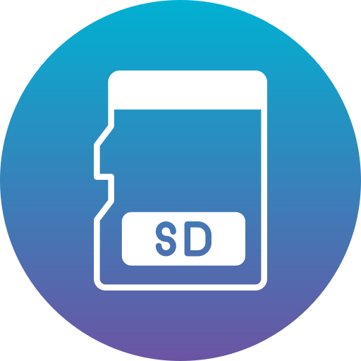 sd-karte Generic Flat Gradient icon