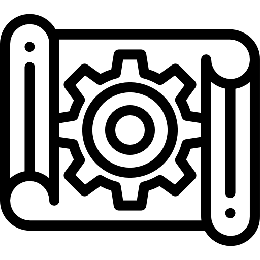 plan Detailed Rounded Lineal Icône