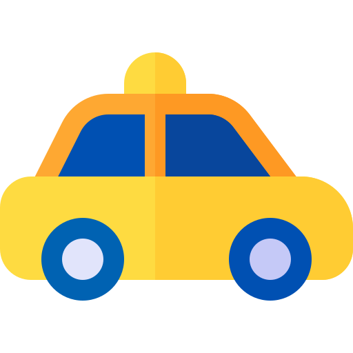 taxi Basic Rounded Flat icon