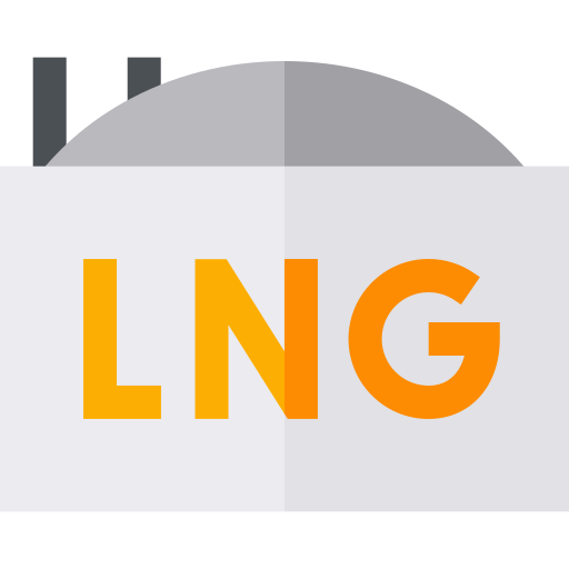 lng Basic Straight Flat Ícone