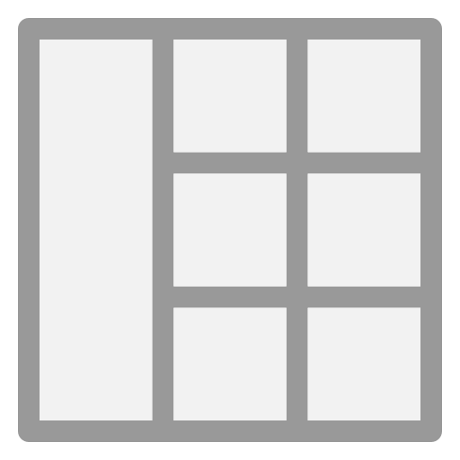 layout Generic Grey Ícone