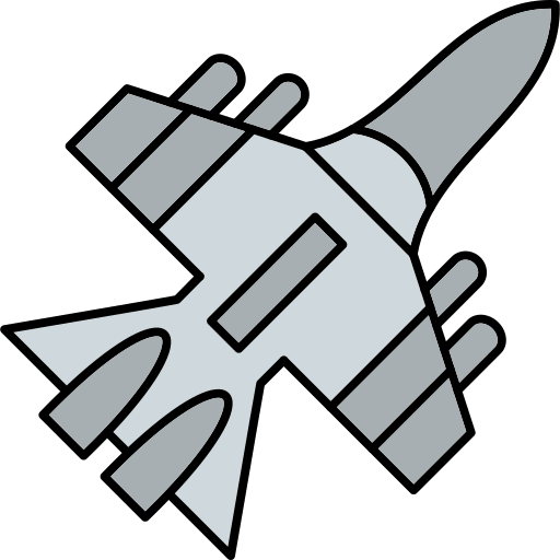 Jet Generic Outline Color icon