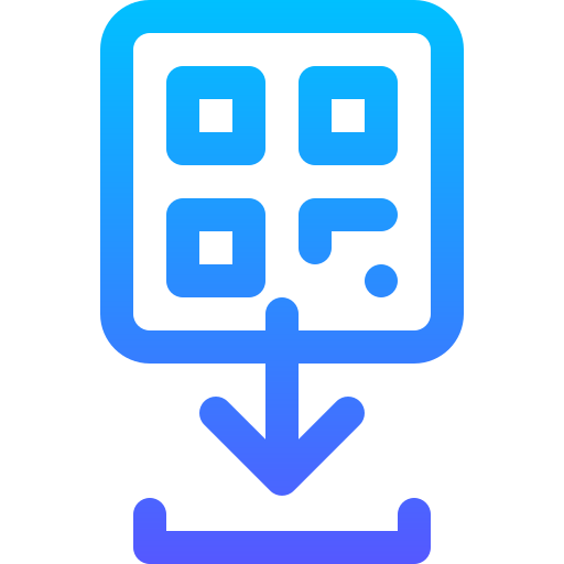 qr-code Basic Gradient Lineal color icon