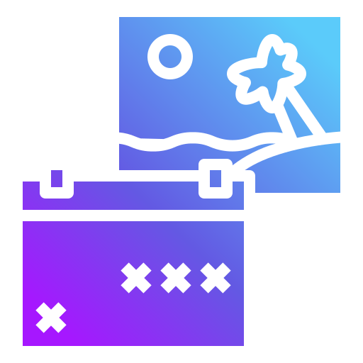 calendrier Generic Flat Gradient Icône