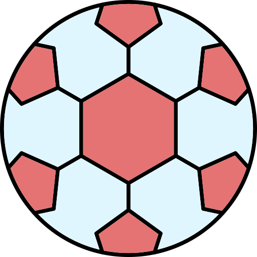 voetbal Generic Thin Outline Color icoon