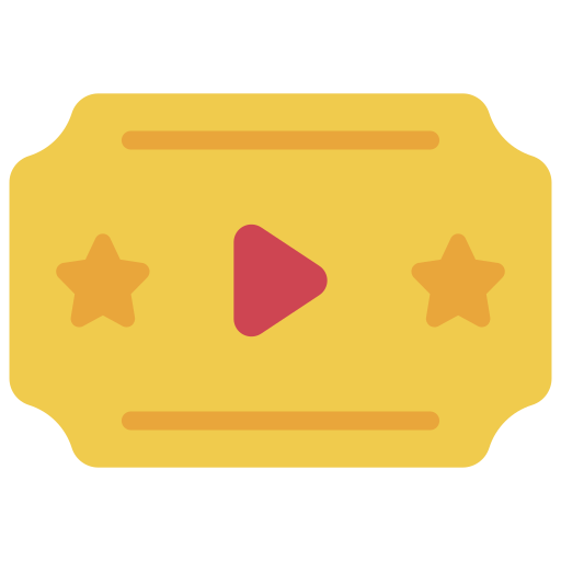 映画のチケット Generic Flat icon