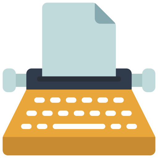 Typewriter Generic Flat icon