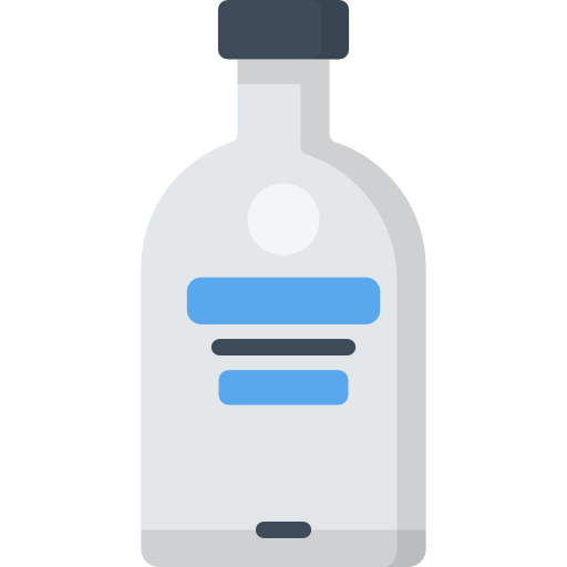 wodka Kawaii Flat icon