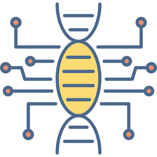 dna Generic Outline Color Ícone