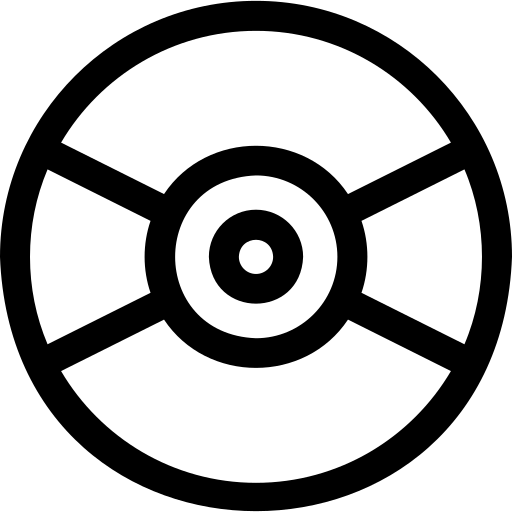 cd Basic Rounded Lineal иконка