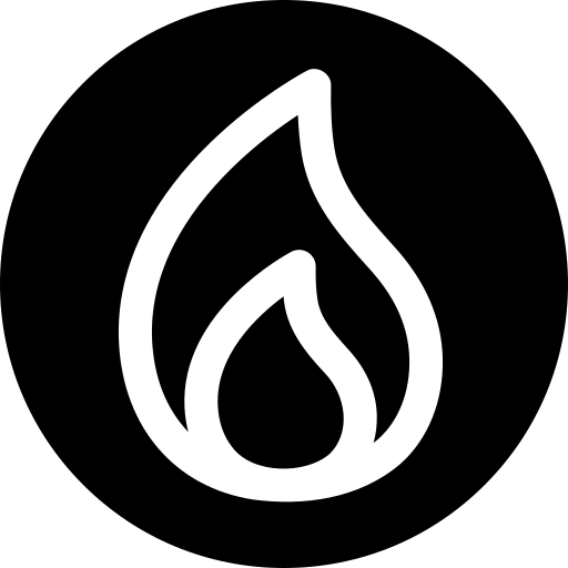 feu Basic Rounded Filled Icône