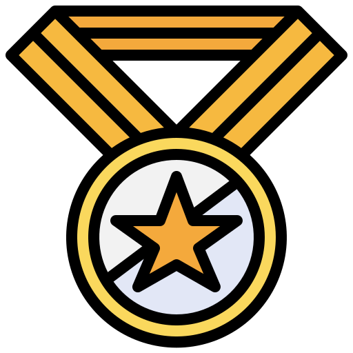 Medal Surang Lineal Color icon