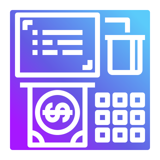 ＡＴＭ Generic Flat Gradient icon