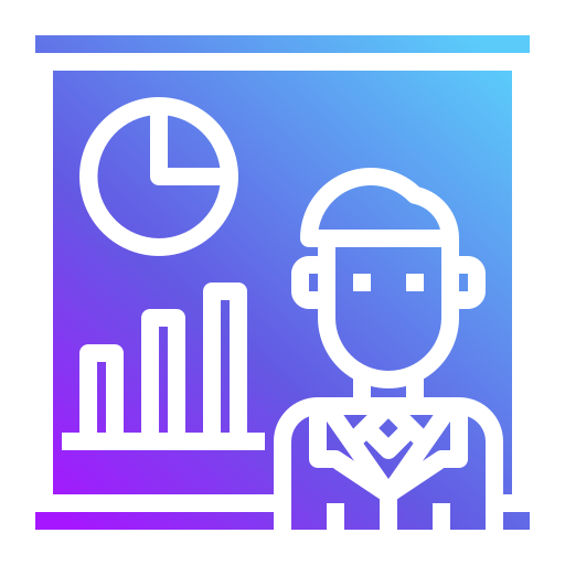 diagramm Generic Flat Gradient icon