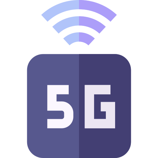 5g Basic Straight Flat icon