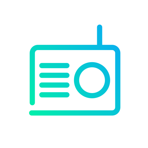 radio Generic Gradient icon