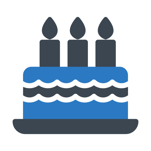 Cake Generic Blue icon