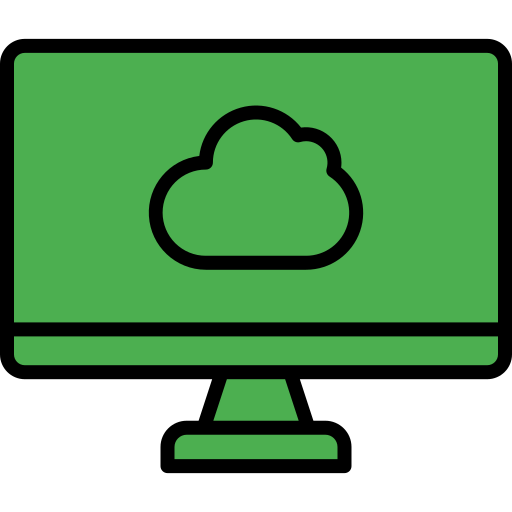 Cloud computing Generic Outline Color icon