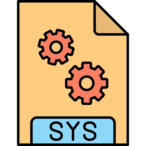 sistema Generic Thin Outline Color icona