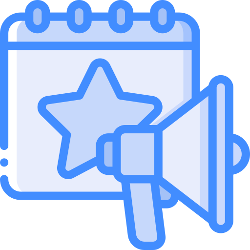 marketing Basic Miscellany Blue icon