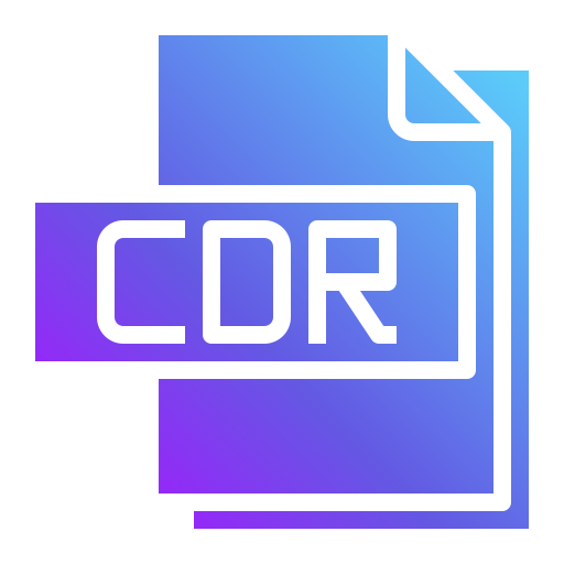 cdr Generic Flat Gradient icon