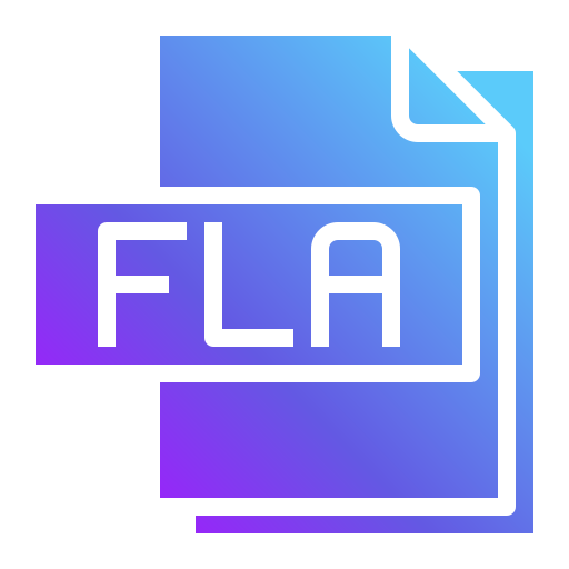 fla 파일 Generic Flat Gradient icon