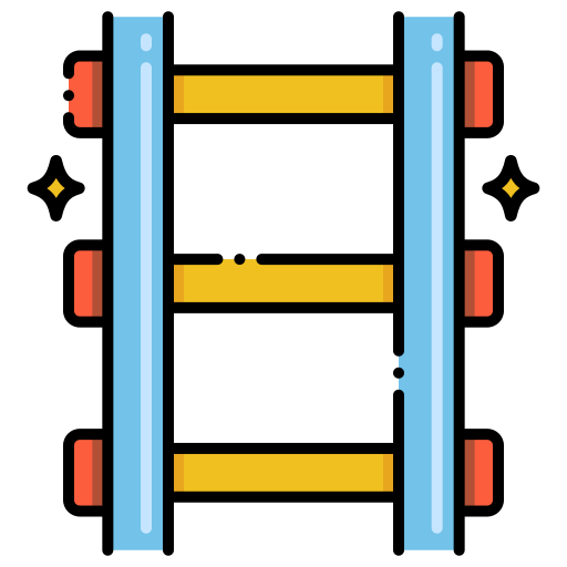 Ladder Flaticons Lineal Color icon