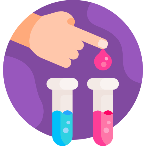 Blood sample Detailed Flat Circular Flat icon