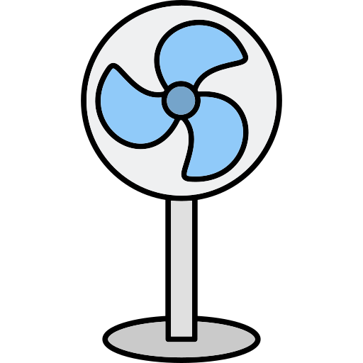 Fan Generic Thin Outline Color icon