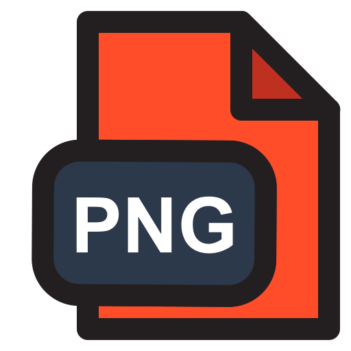 Png format Generic Outline Color icon