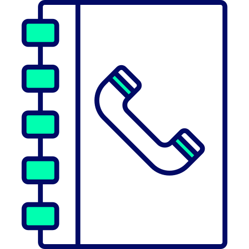 kontaktbuch Generic Fill & Lineal icon