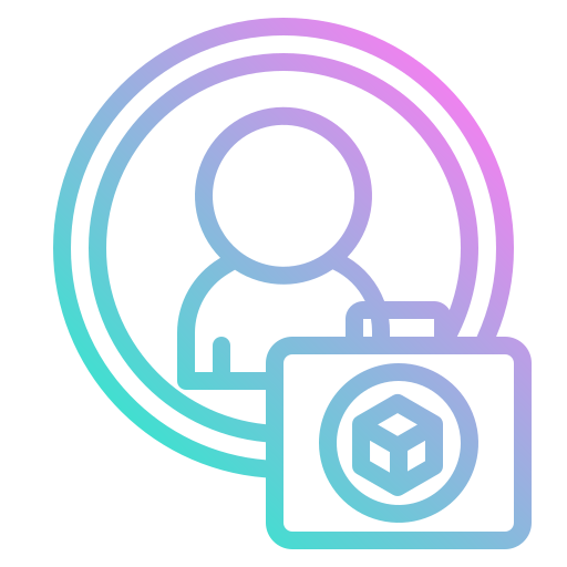 Crypto photo3idea_studio Gradient icon