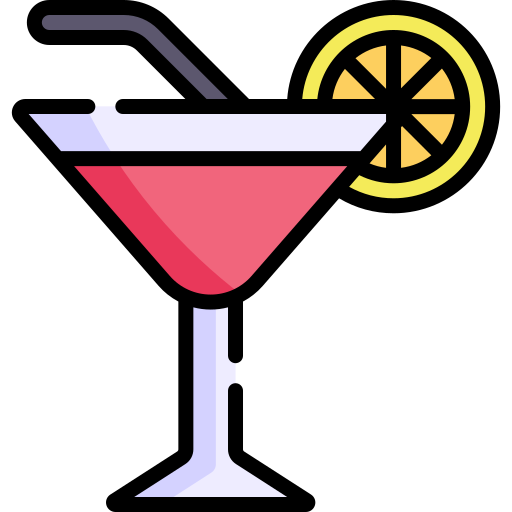 cocktail Kawaii Lineal color icon