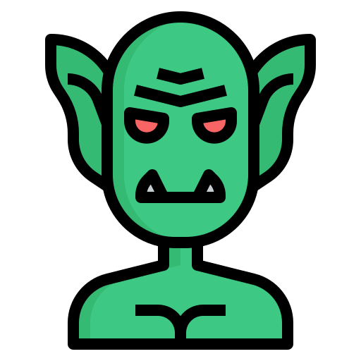 Goblin Generic Outline Color icon