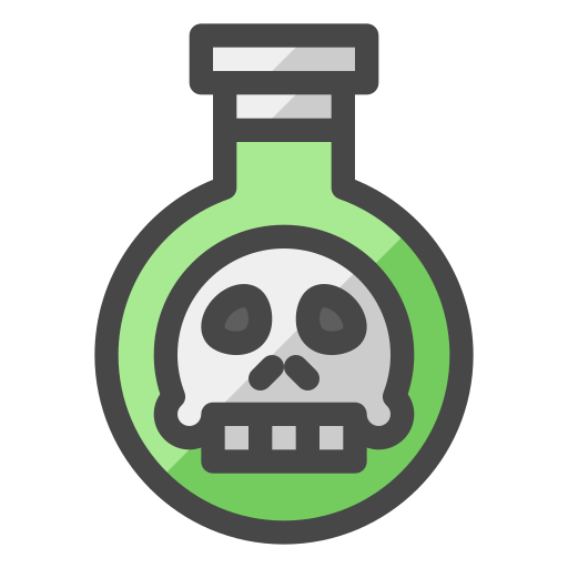 Poison Generic Outline Color icon