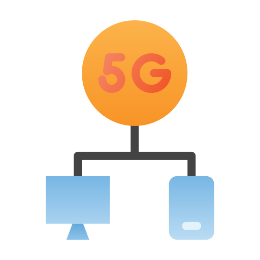 5g Generic Flat Gradient icon