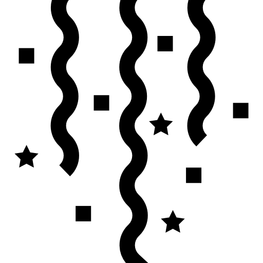 coriandoli Basic Straight Lineal icona