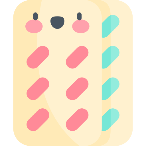 ビタミン Kawaii Flat icon