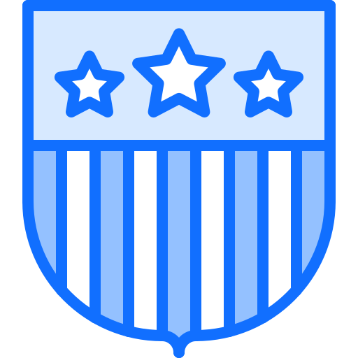 Shield Coloring Blue icon