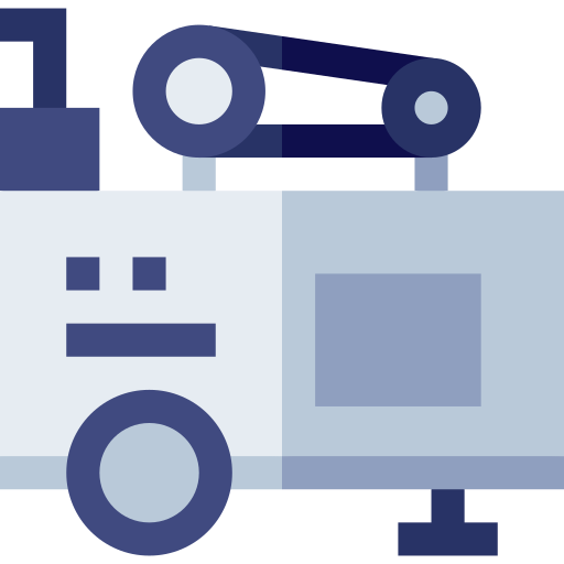 Air compressor Basic Straight Flat icon