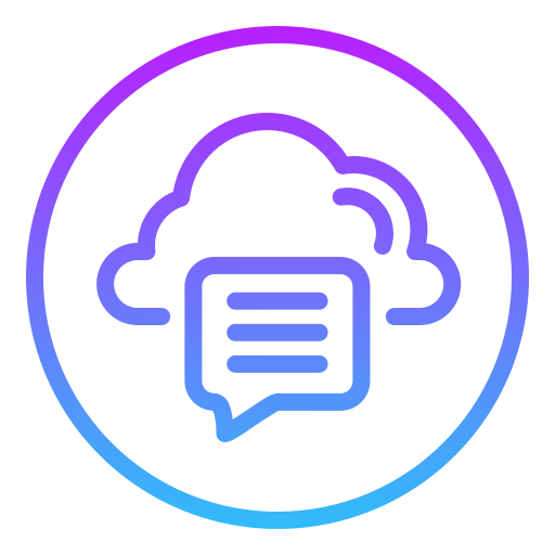 Cloud Generic Gradient icon