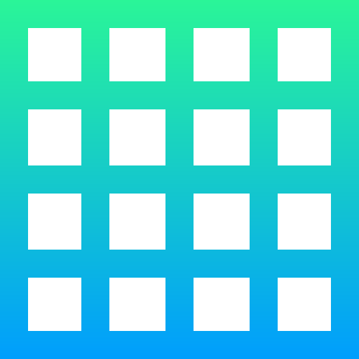 Grid Super Basic Straight Gradient icon