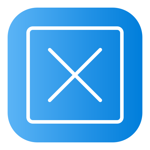 Cross Generic Flat Gradient icon