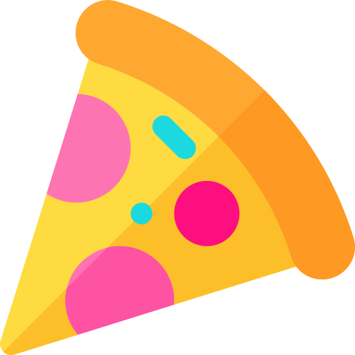 pizza Basic Rounded Flat Ícone