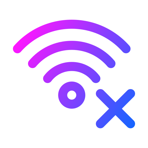 No wifi Generic Gradient icon