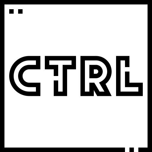 ctrl Detailed Straight Lineal icona