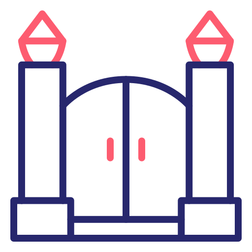 Gate Generic Outline Color icon