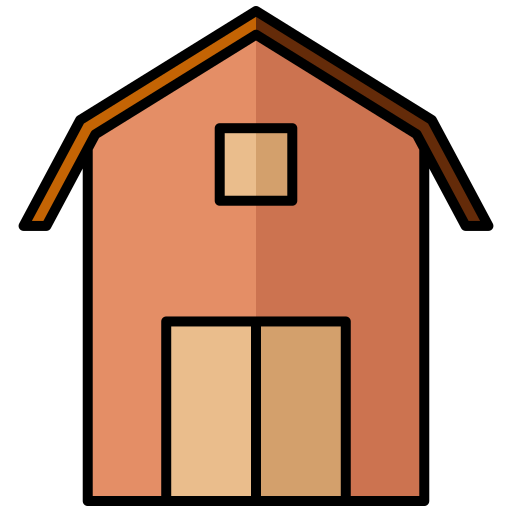 Barn Generic Outline Color icon